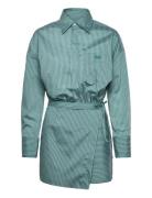 Portea Wrapped Shirt Dress Malina Blue