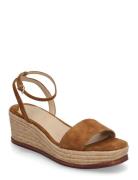 Leona Suede Espadrille Lauren Ralph Lauren Brown