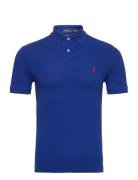 Slim Fit Mesh Polo Shirt Polo Ralph Lauren Blue