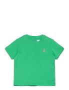 Cotton Jersey Crewneck Tee Ralph Lauren Baby Green