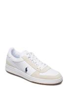 Court Leather-Suede Sneaker Polo Ralph Lauren White