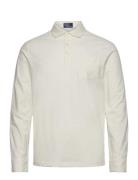 Classic Fit Sueded Jersey Polo Shirt Polo Ralph Lauren Cream