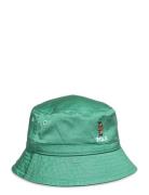 Polo Bear Cotton Twill Bucket Hat Ralph Lauren Baby Green