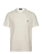 Standard Fit Cotton-Linen Polo Shirt Polo Ralph Lauren White