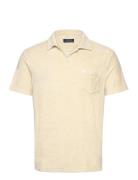Mineral-Dyed Terry Polo Shirt Polo Ralph Lauren Cream