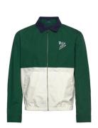 The Bayport Color-Blocked Poplin Jacket Polo Ralph Lauren Green