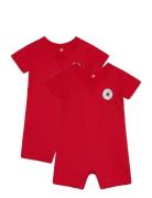 Rm-Romper + Attachment Converse Red