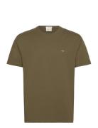 Reg Shield Ss T-Shirt GANT Khaki