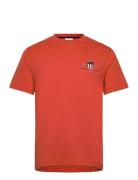 Reg Archive Shield Emb Ss T-Shirt GANT Orange