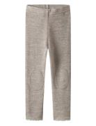 Nmfwang Wool Neddle Legging Solid Noos Name It Beige