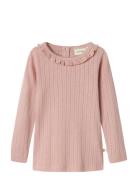 Nmfrachel Nis Ls Slim Top Lil Noos Lil'Atelier Pink