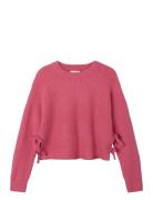 Nkflinnea Ls Loose Short Knit Name It Pink