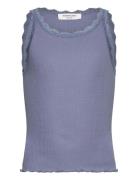 Rkbalta Modal Sl Short Lace Top Rosemunde Kids Blue
