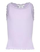 Rkbalta Modal Sl Short Lace Top Rosemunde Kids Purple