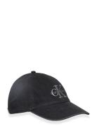 Monologo Embroidery Denim Cap Calvin Klein Black