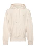 Premium Terry Monogram Hoodie Calvin Klein Jeans Cream