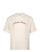 Ss Center Chain Stitch 16S Rlxd Calvin Klein Jeans White