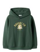 Nkmvelten Ls Rlx Sweat Wh Unb Name It Green