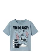 Nmmjudd Stitch Nreg Ss Top Wdi Name It Blue