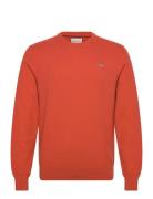 Textured Cotton C-Neck GANT Orange