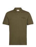 Reg Tonal Shield Ss Polo GANT Green