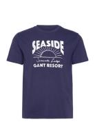 Graphic T-Shirt GANT Blue