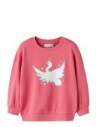 Nmfvalona Ls Long Rlx Sweat Unb Name It Pink