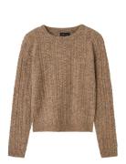 Nlfkave Ls Short S Knit LMTD Brown