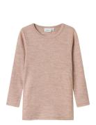 Nmnwax Wool Rib Ls Top Noos Name It Pink