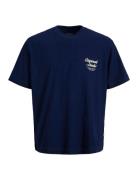 Jornorrebro Typo Tee Ss Crew Neck Sn Jnr Jack & J S Navy