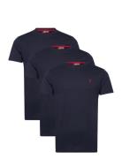 Ohio Reg Cot 3Pk Mcs M Tee MCS Navy