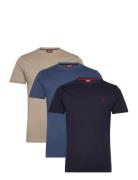 Ohio Reg Cot 3Pk Mcs M Tee MCS Navy