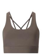 Gaby V2 W Sports Bra Athlecia Brown
