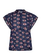 Mollyll Top Ss Lollys Laundry Patterned