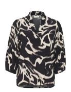 Kamartha Frill Blouse Kaffe Black