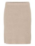 Crdela Knit Skirt Cream Beige