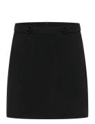 Kamerle Button Skirt Kaffe Black