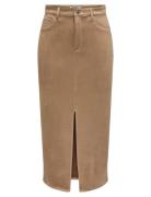 Onlstina Life Mw Faux Suede Skirt Cc Pnt ONLY Beige