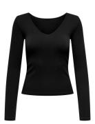 Onpjaia Life Vn Ls 2-Way Short Seam Top Only Play Black