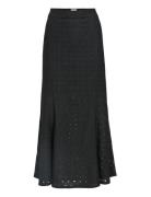 Objlaila Mw Lo Long Skirt Div Object Black