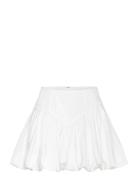 Lissett Poplin Mini Skirt Bardot White