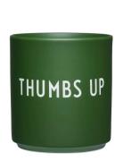 Favourite Cup - Celebration Design Letters Green