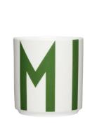 Xl Vintage Abc Cups Design Letters Green