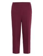 Kasakura Hw Cropped Pants Kaffe Burgundy