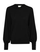 Kalizza Round Neck Knit Pullover Bu Kaffe Black
