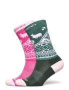 Puffin Sock 2Pk Kari Traa Patterned