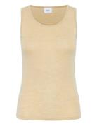 Garimasz Wool Tank Top Saint Tropez Beige