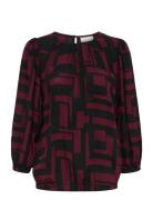 Kalorina Amber Blouse Kaffe Red