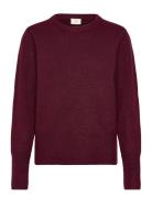 Kaniel Crew Neck Pullover Kaffe Burgundy