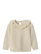 Nmflaguna Ls Knit Lil Noos Lil'Atelier Cream